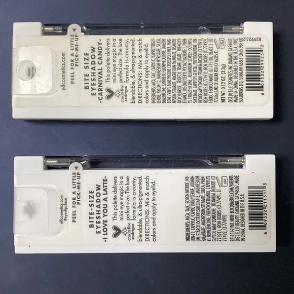 ELF Bite Size Eyeshadow Palettes in Carnival Candy and I Love You A Latte - Picture 2 of 3